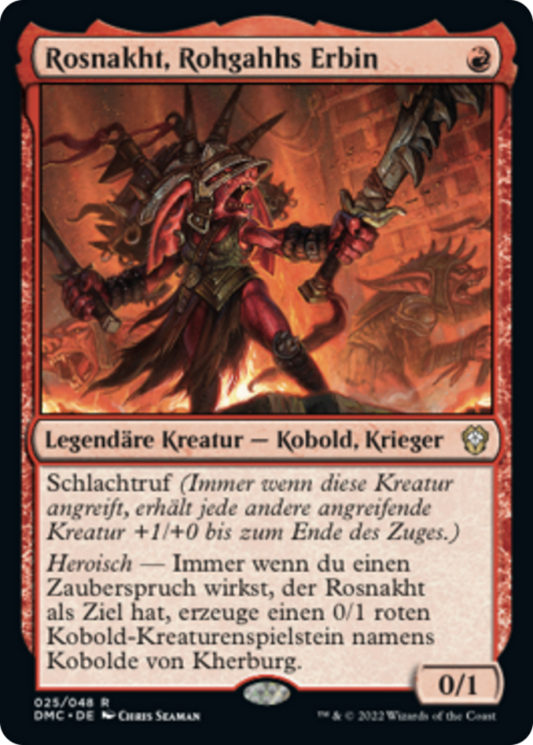 Rosnakht, Heir of Rohgahh