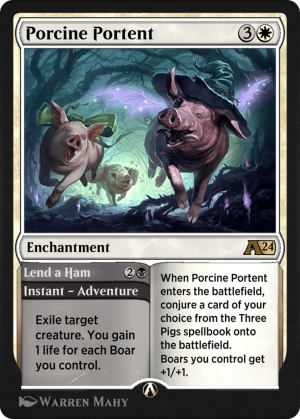 08cf0de5-053a-4f96-b661-db01794df22d Porcine Portent // Lend a Ham