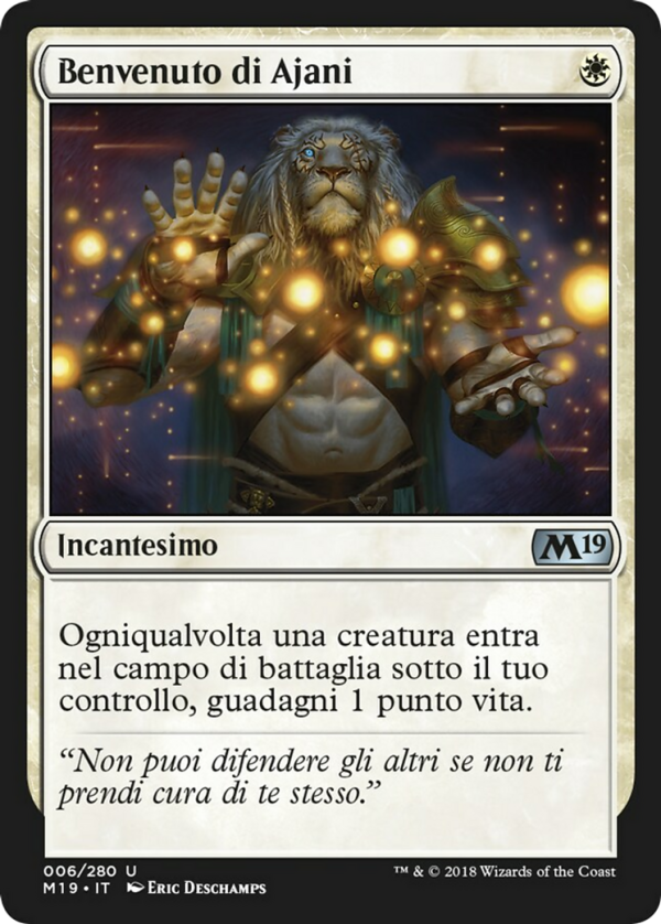 0bef002f-9329-4379-a5a8-97741a37a69b Ajani's Welcome