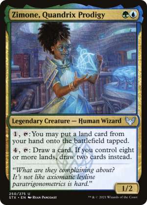 0ca14c17-dc72-4f68-92f2-14a6c4019f4e Zimone, Quandrix Prodigy