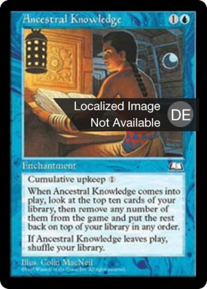 0d6d59f4-7a37-4baf-a2ec-641ef3442eae Ancestral Knowledge