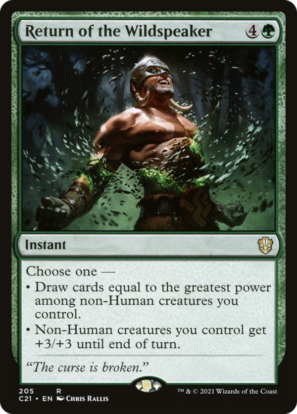 Return of the Wildspeaker