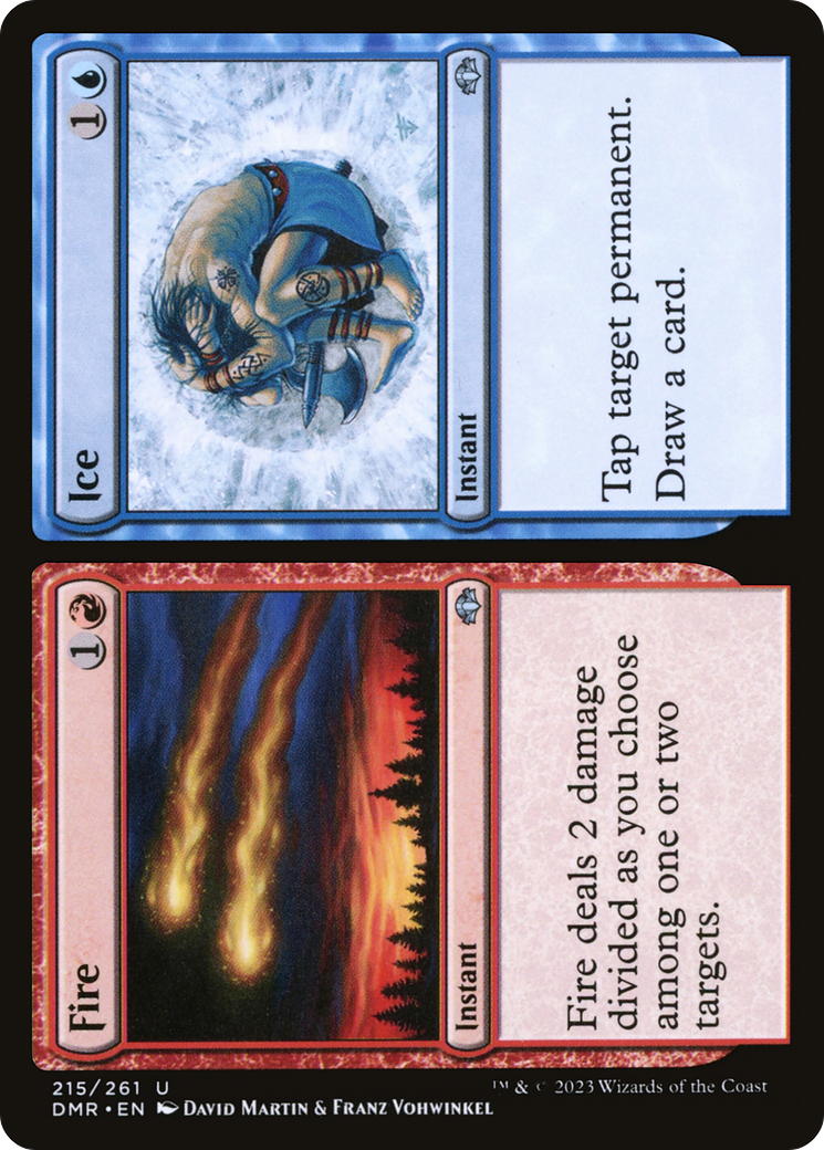ice cards mtg Fire // When this creature transforms into Awoken Horror Weave Ice (Red) | Rare