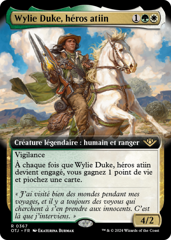 Wylie Duke, Atiin Hero