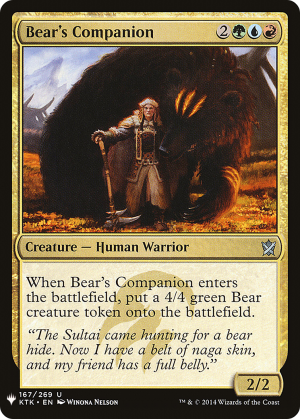 18ef8c46-0842-4cf7-93b7-e659a08c5b94 Bear's Companion