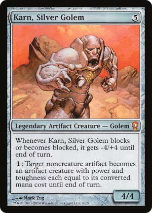 18fb9c27-0027-4b77-87bf-af0d0bd2278b Karn, Silver Golem