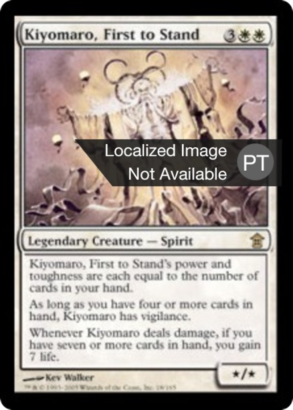 Kiyomaro, First to Stand