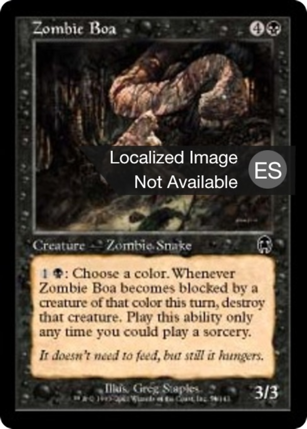 Zombie Boa