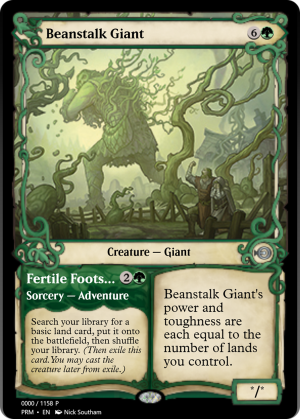 1f6c4a0b-4c0a-4be1-9b08-b4ad09755ac8 Beanstalk Giant // Fertile Footsteps