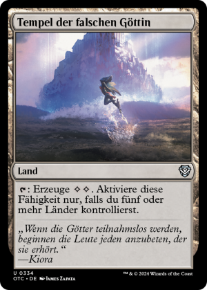 Temple of the False God