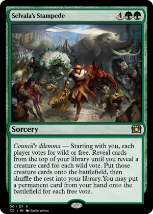 2344d20d-542a-4fd6-9876-0f35beb1cd5c Selvala's Stampede