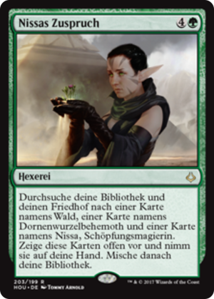 24c2286c-8216-4a20-85c0-4fd5a6f4d28d Nissa's Encouragement