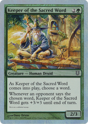 Keeper of the Sacred Word