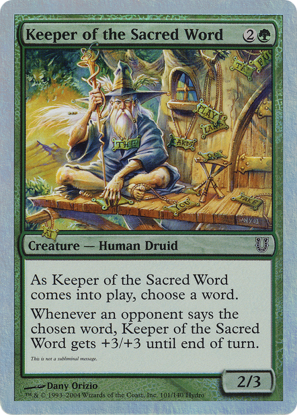 Keeper of the Sacred Word