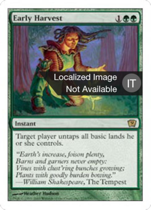 2c091d6c-3db2-4989-bf86-11b8c146160e Early Harvest