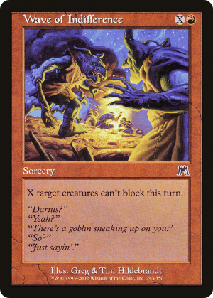 Wave of Indifference