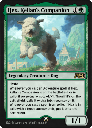 2efa20f2-2ff9-4066-9f3c-ff77afc30494 Hex, Kellan's Companion