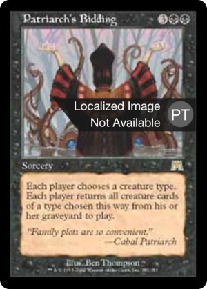 2f0159c4-b9a1-4c67-966f-66c9c32bf499 Patriarch's Bidding