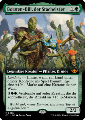 Bristly Bill, Spine Sower