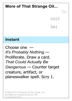 3471b267-4ca0-4fbc-bb81-4cfcce0ed2e4 More of That Strange Oil...