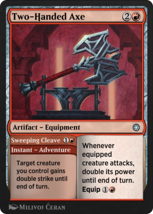 3575fc0e-fa64-482f-9a45-e646c3e5e328 Two-Handed Axe // Sweeping Cleave