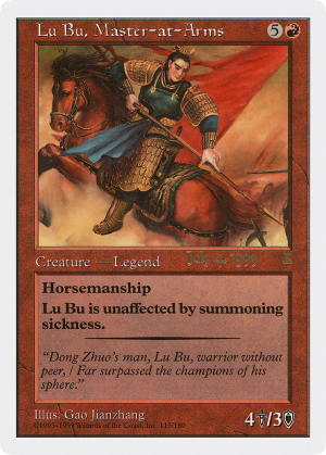 35e56360-6104-48f3-a54d-ad2d4fab900e Lu Bu, Master-at-Arms