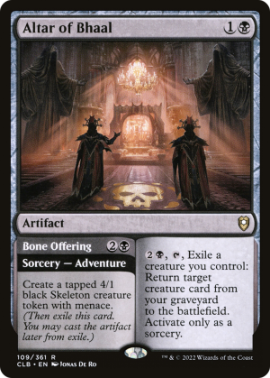 37bd2e21-b292-4c86-bd01-010d4a1af7b2 Altar of Bhaal // Bone Offering