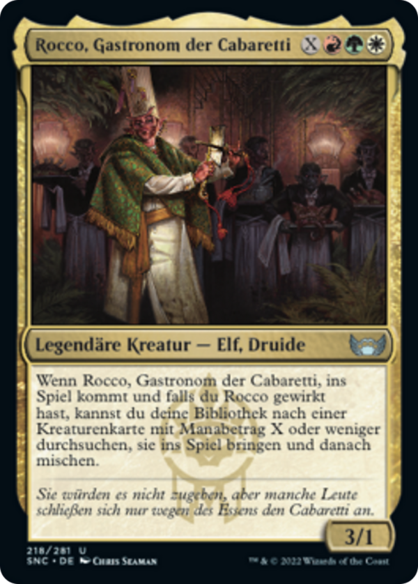 Rocco, Cabaretti Caterer