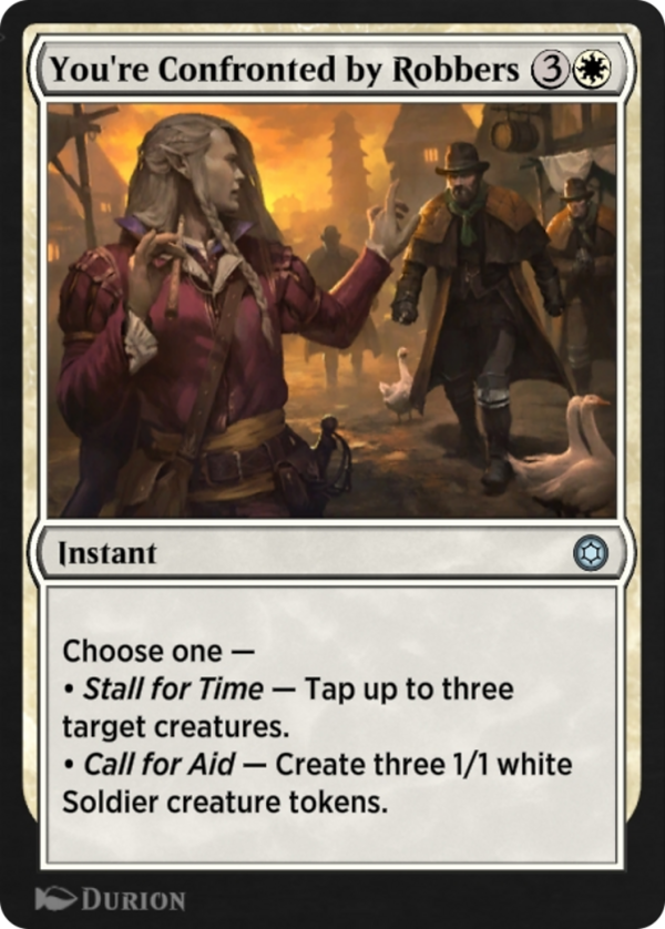 You're Confronted by Robbers