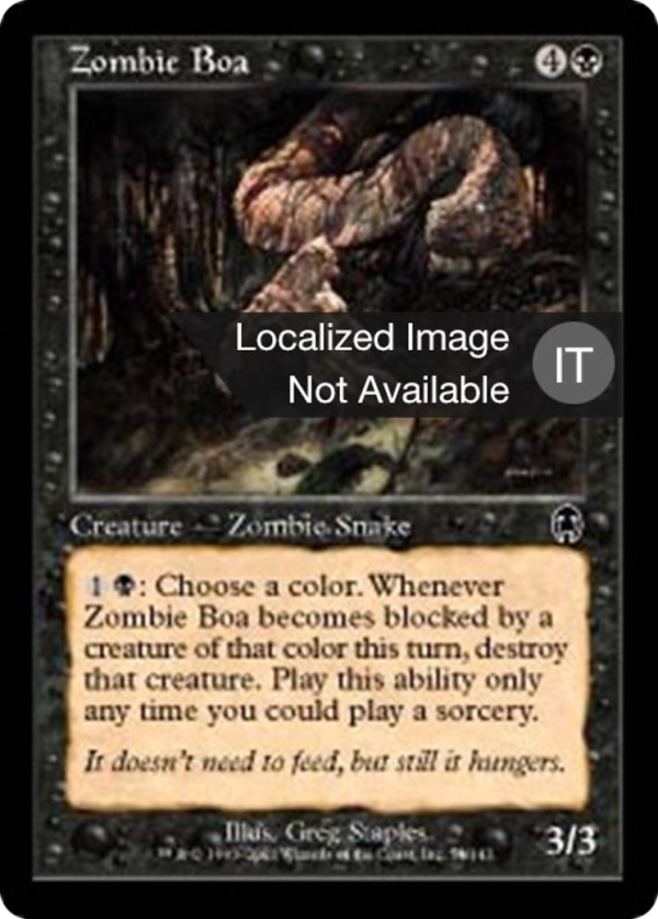 Zombie Boa