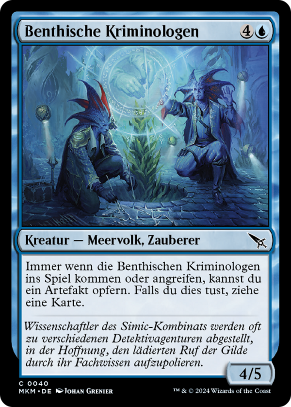 Benthic Criminologists