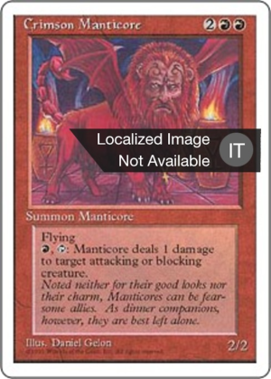 Crimson Manticore