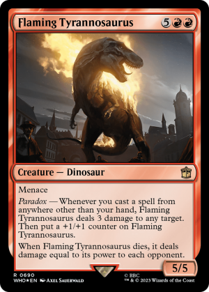 5ef18b36-7dad-4861-84bd-d6de7e192a7a Flaming Tyrannosaurus