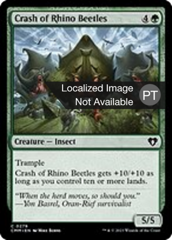 Crash of Rhino Beetles