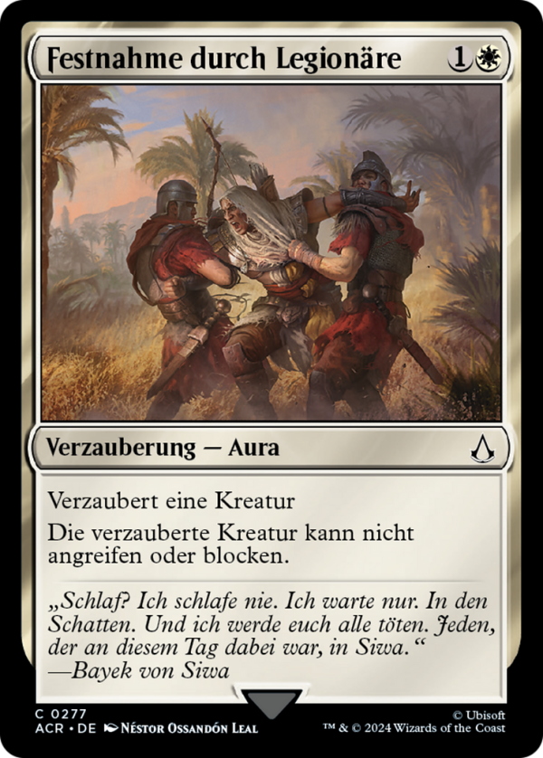 Detained by Legionnaires