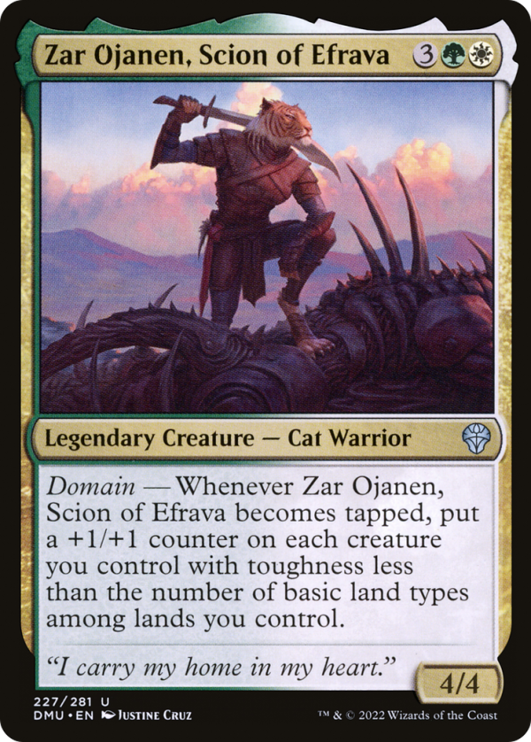 Zar Ojanen, Scion of Efrava