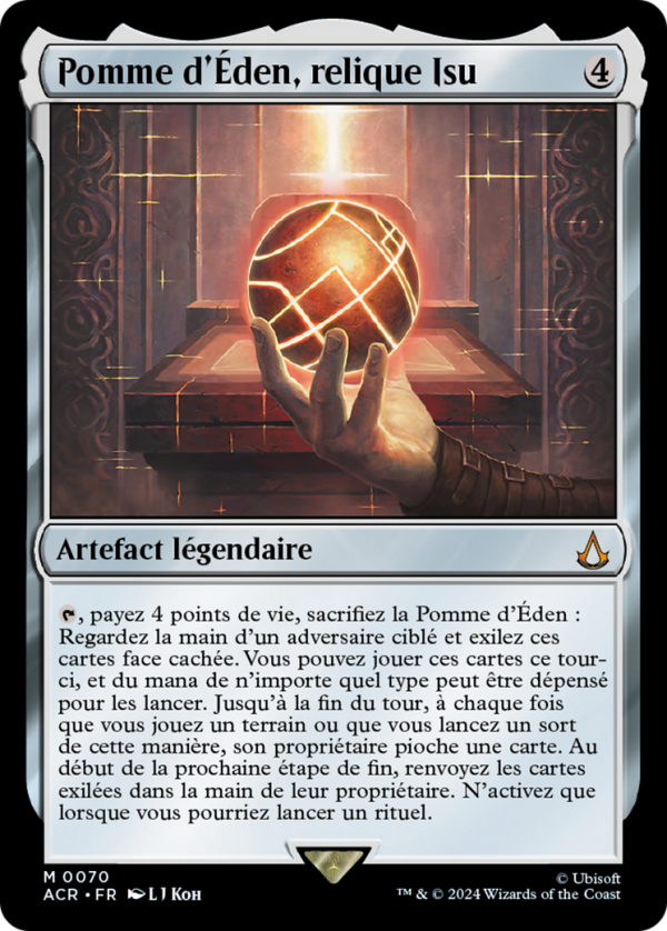 6a0a4ddd-9e19-47b3-973f-2bcfff2d5e9a Apple of Eden, Isu Relic