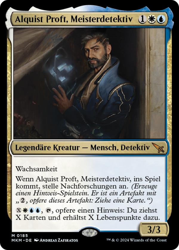 Alquist Proft, Master Sleuth