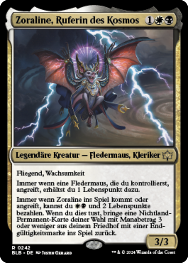 Zoraline, Cosmos Caller