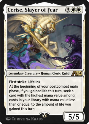 6bae30ba-1402-4a42-8dee-a899150fcc6e Cerise, Slayer of Fear