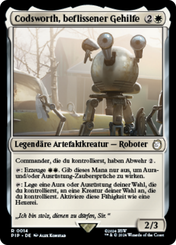 Codsworth, Handy Helper