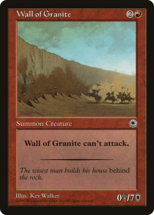 Wall of Granite