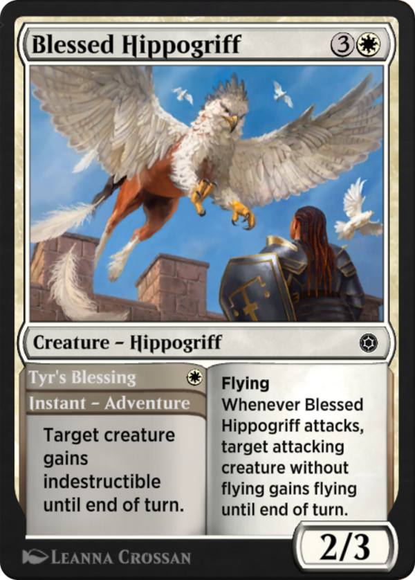 724c00b7-14da-4a42-8684-c1b02bbf44c6 Blessed Hippogriff // Tyr's Blessing