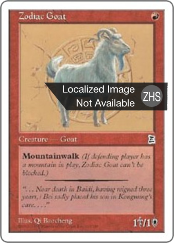 Zodiac Goat