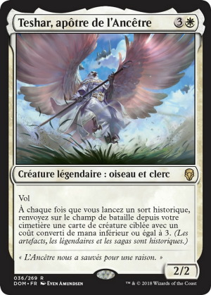 Teshar, Ancestor's Apostle