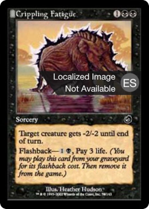 7c293723-37ff-4319-8f48-31865c1f0ad3 Crippling Fatigue