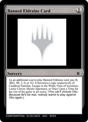 Banned Eldraine Card