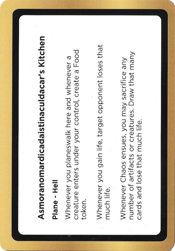 Asmoranomardicadaistinaculdacar's Kitchen