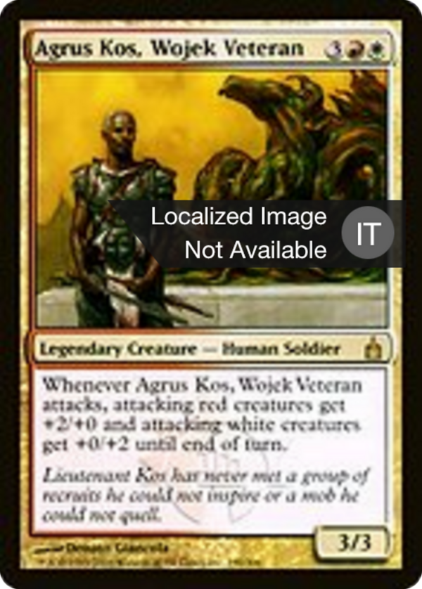 Agrus Kos, Wojek Veteran