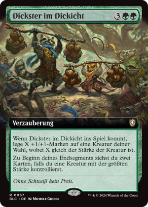 Thickest in the Thicket